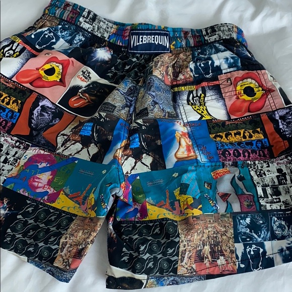 rolling stones swim trunks